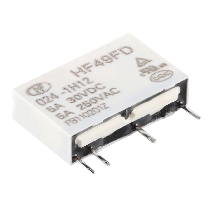 Реле HF49FD 024-1H12G 5A 24V (PCNH-124H3MHZF 24VDC)