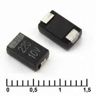 Танталовые конденсаторы SMD 227K010V 220uF 10V 10% D
