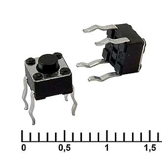 Тактовые кнопки IT-1109 (4.5x4.5x3.8)