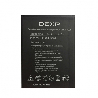 Аккумуляторы для телефонов АКБ Dexp ES550