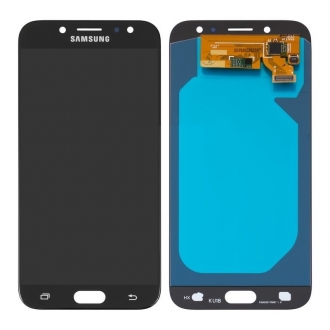 Дисплей для Samsung J730F (J7 2017) в сборе с тачскрином Черный - (AMOLED, с регулировкой подсветки)