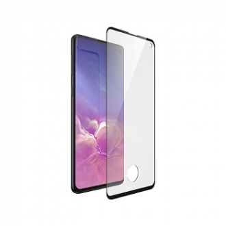 Защитное стекло "Полное покрытие" для Samsung G975F (S10+) с вырезом Черное