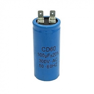Конденсатор пусковой CD60 100mF 300VAC 5% - изображение 1