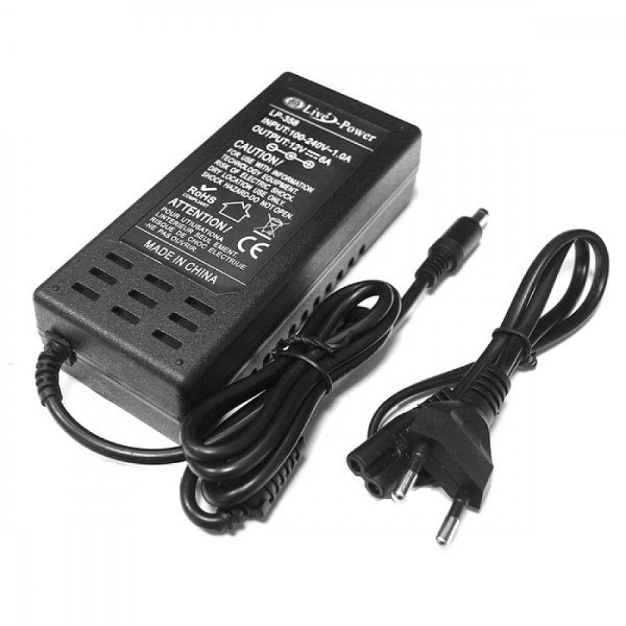 Блок питания LP358 LP41 A-356 12V 6A 2.5x5.5мм