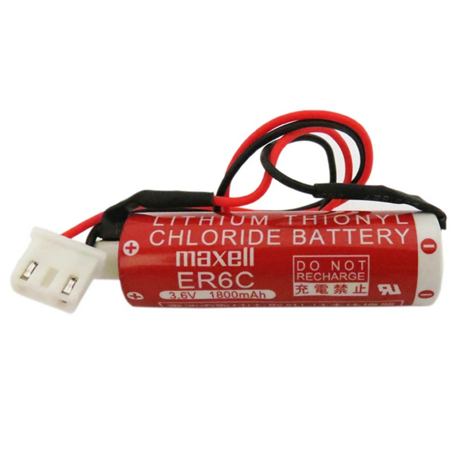 Батарея литиевая ER6C MAXELL 3.6V с вилкой AA F2-40BL FX2N-48MT PLC