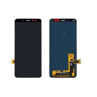 Дисплей для Samsung A530F (A8 2018) в сборе с тачскрином Черный - Ориг
