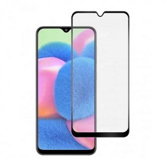 Защитная пленка "Полное покрытие" для Samsung A115F (A11) Черная ( силикон )