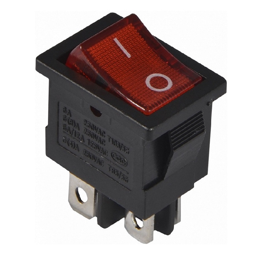 Клавишный переключатель KCD1-201N-4-C3 On-Off