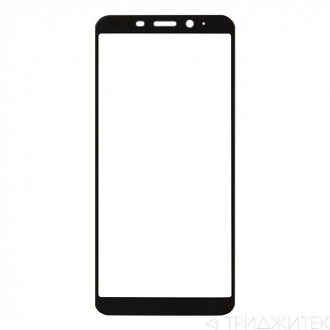 Защитная пленка "Полное покрытие" для Samsung A600F (A6 2018) Черная ( силикон )
