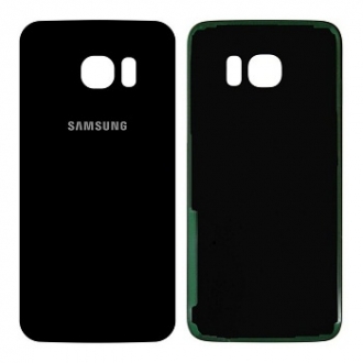 Задняя крышка для Samsung G935F (S7 Edge) Черный - Премиум
