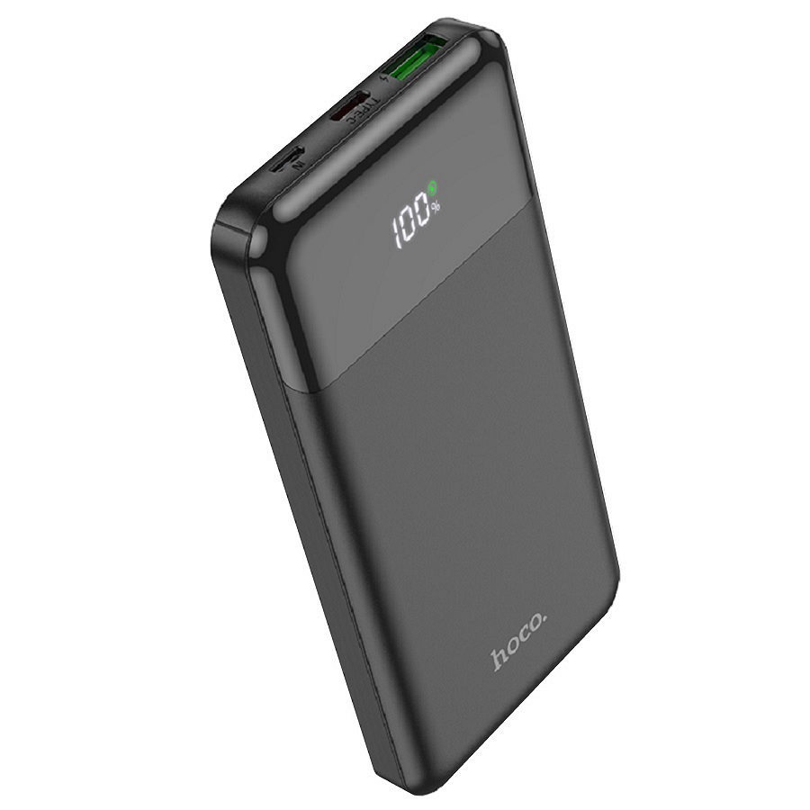 Аккумулятор внешний HOCO J102 10000mAh LED дисплей 2.0A черный