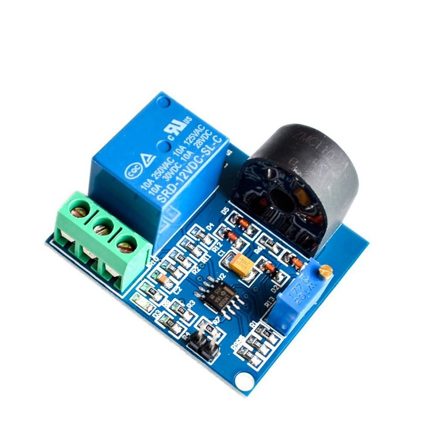 Модуль датчика переменного тока с защитой от перегрузки 5A с реле 12v - изображение 1