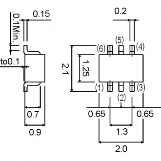 Логика SN74LVC1G3157DCKR