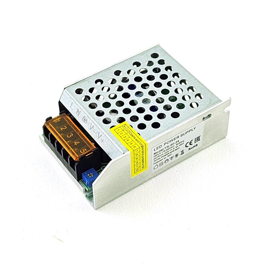 Блок питания YS-60-24 ZM-60-24 24V 60W 2.5A IP-20