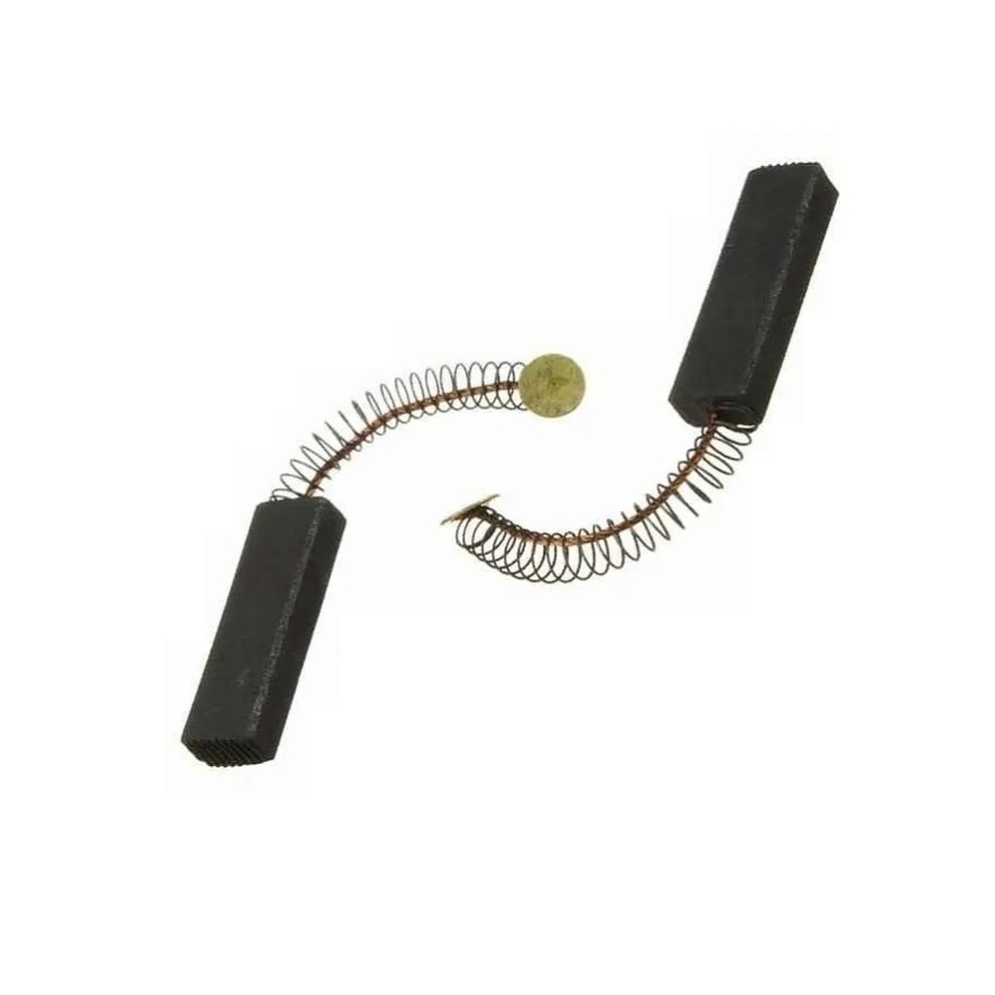 Щетки для пылесоса 6,3х11х28мм с пружиной (круглый пятак D7) пара