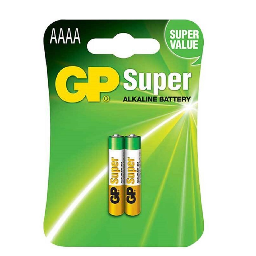 Батарейка GP Super АААА 25 BL2 Alkaline 1.5V - 2 шт. на блистере - изображение 1