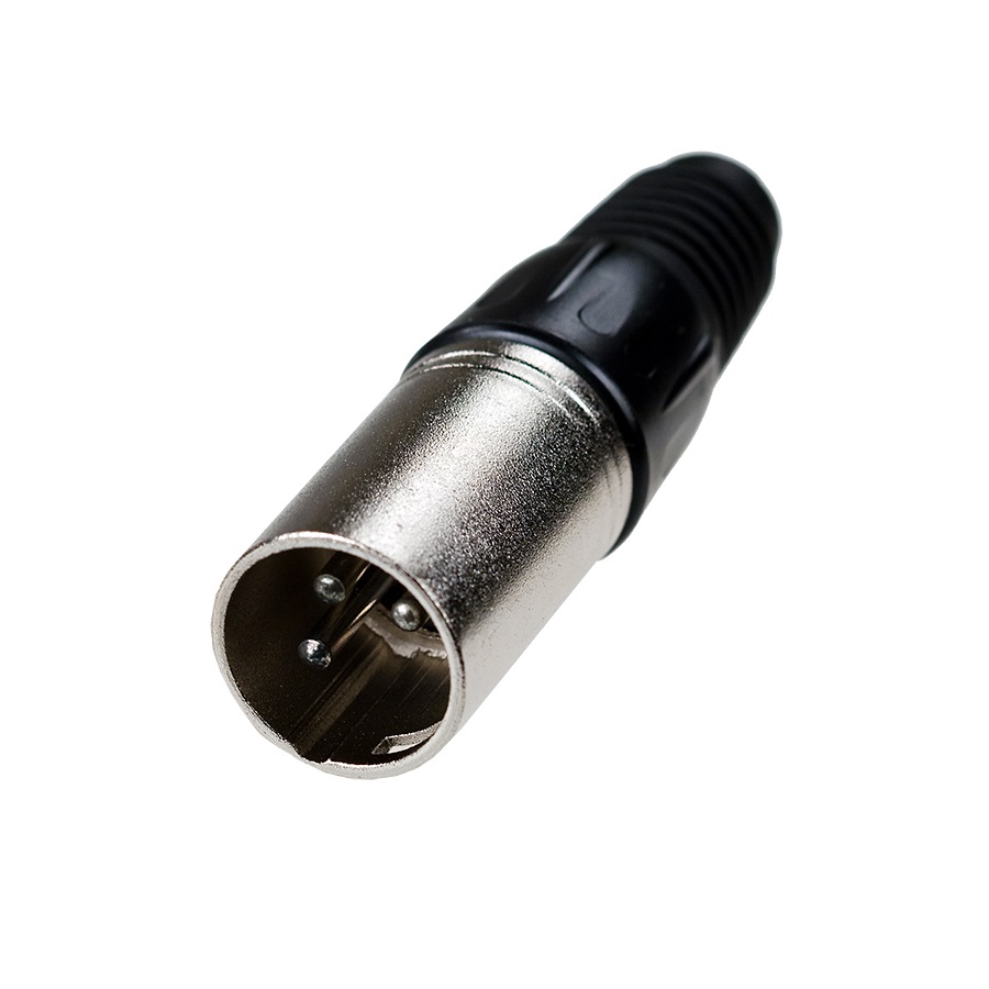 Разъем XLR3MV "папа" на кабель (штекер)