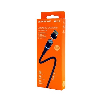 Кабель BOROFONE BU16 USB-microUSB 1m 2.4A Магнитный ткань