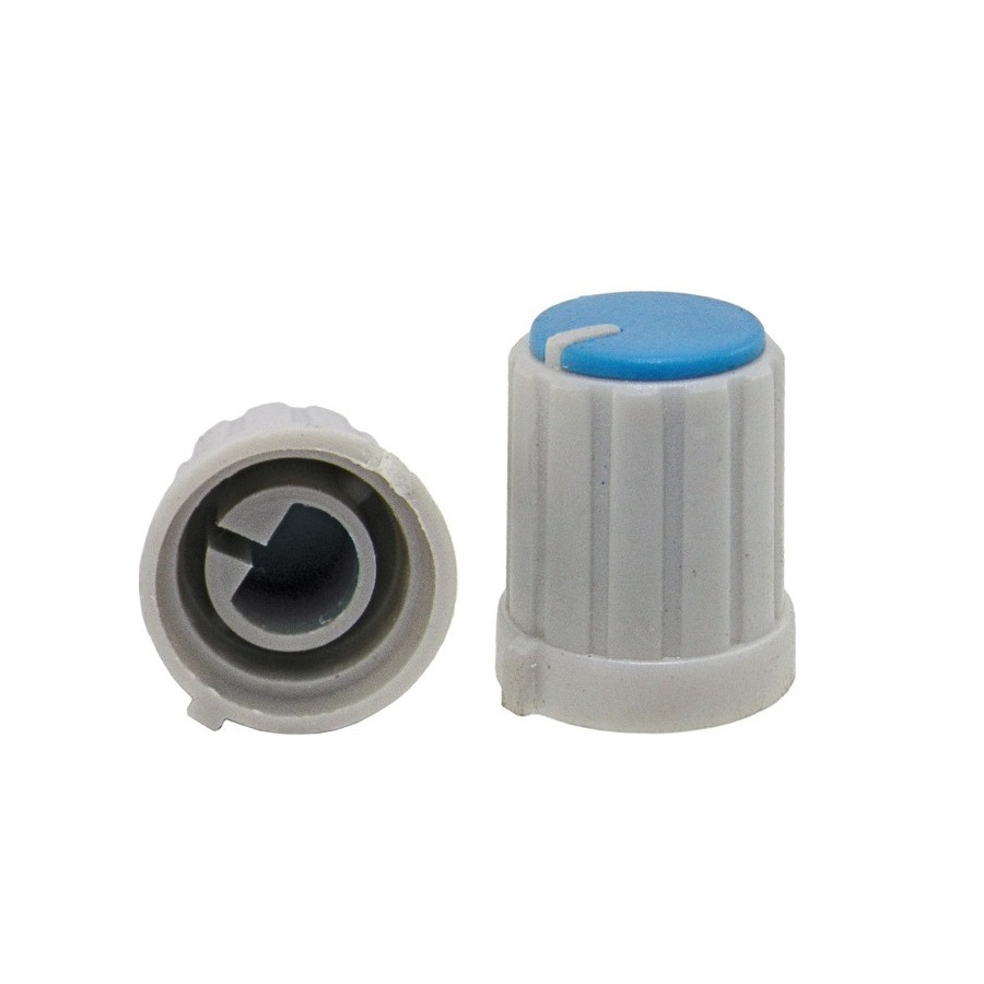 Ручка приборная RR4853 (6mm п.круг синий)