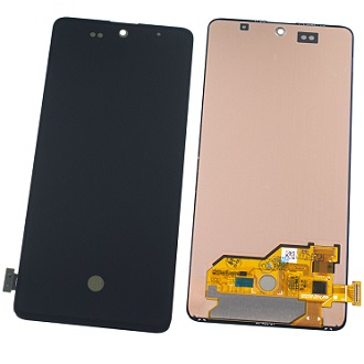 Дисплей для Samsung A515F/M317F в сборе с тачскрином Черный - (AMOLED, с регулировкой подсветки)