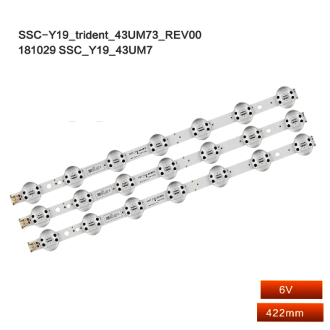 Комплект подсветки LG 43" SSC.Y19.43UM73 SSC_Y19_Trident_43UM73_REV00_181029 - изображение 1
