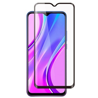 Защитное стекло "Премиум" для Xiaomi Redmi 9A/9C Черное