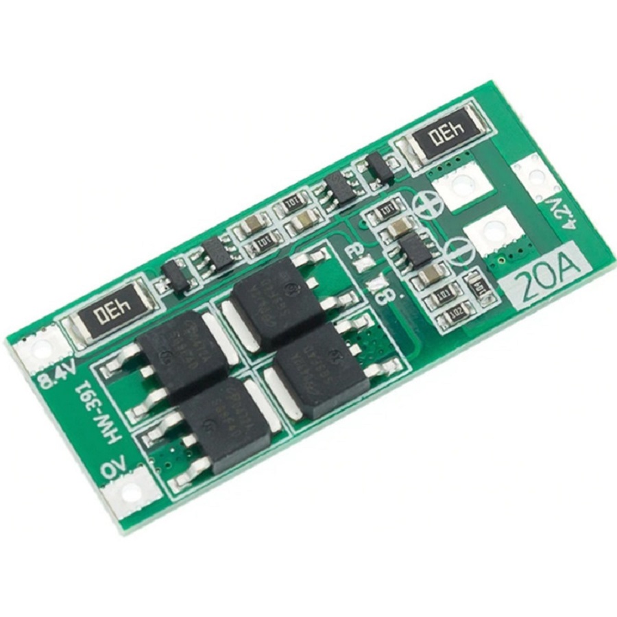 Плата балансир 2S 20A Li-ion 18650 BMS PCM BALANCED - изображение 1
