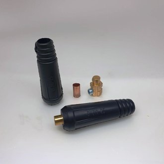 Силовой разъем для сварочных аппаратов DKJ10-25 200A чёрный