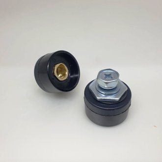 Силовой разъем для сварочных аппаратов DKJ25-50-70 чёрный