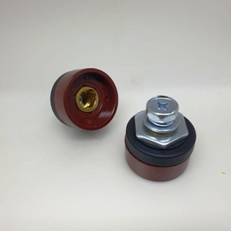 Силовой разъем для сварочных аппаратов DKJ25-50-70 красный