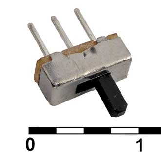 SS 1P2T SS12D00 2 позиционный полнунок 5мм