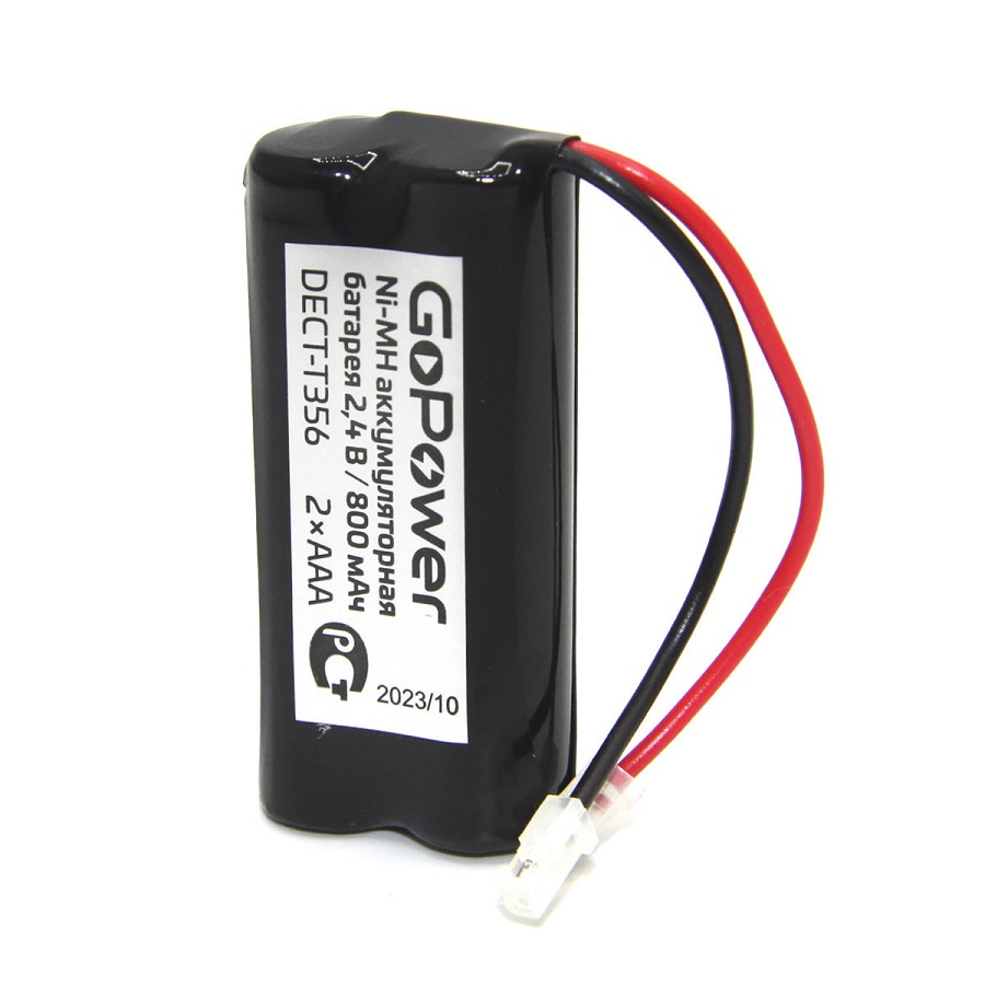 Аккумулятор для радиотелефонов GoPower T356 PC1 NI-MH 800mAh - изображение 1