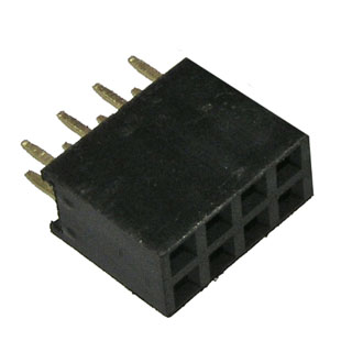 Штыри и гнезда для плат 2,54 мм PBD 08