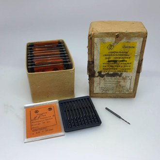 Сверло твёрдосплавное TY2-035-853-81 Ф1.0, 1 штука