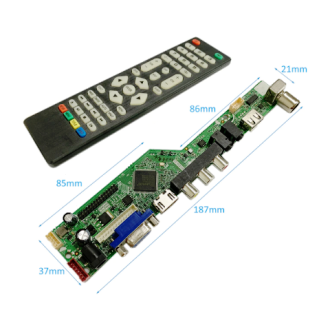 Универсальная материнская плата для телевизора SKR.03 T.SK105A.03 V59V56V29 10"-32" - изображение 1