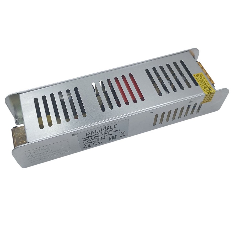 Блок питания REDIGLE RG-DY-12200T 12V 200W 16.7A IP20