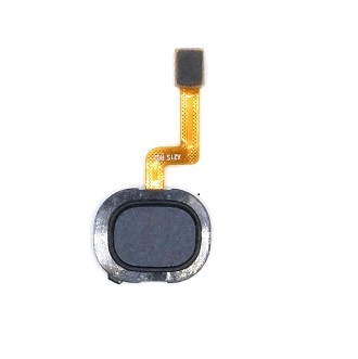 Шлейф для Samsung A217F (A21s) сканер отпечатка пальцев Черный