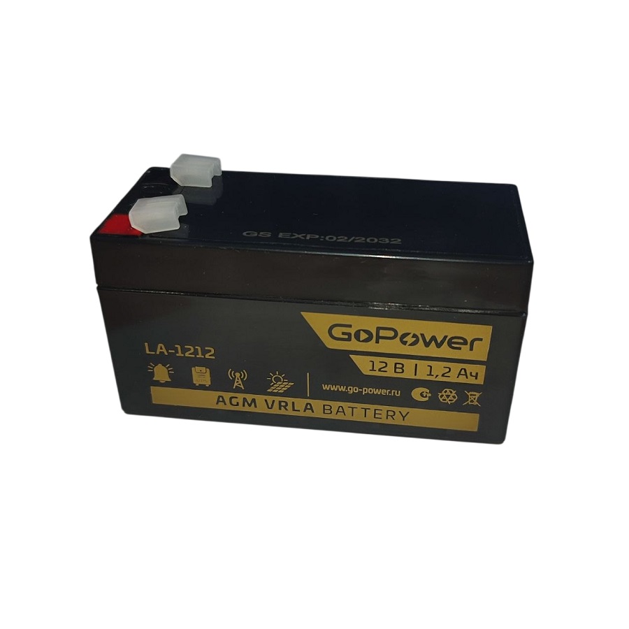 Аккумулятор GoPower LA-1212 12V 1.2Ah