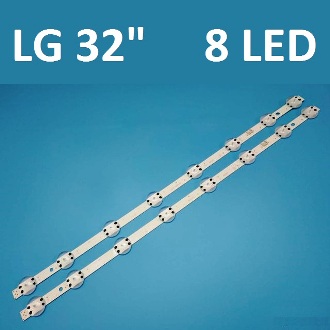 Комплект подсветки LG 32" 32LJ61 HD SSC_32LJ61_BOE(HD)_8LED_160707