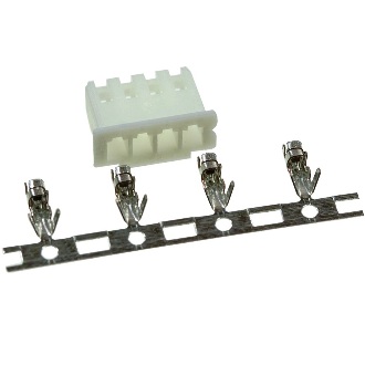 CHU-4 (DS1069-4 F) розетка на кабель с контактами 2.5мм