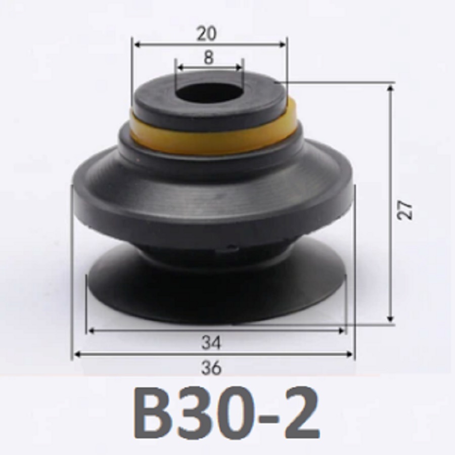 Вакуумная присоска В30-2 NBR - изображение 1
