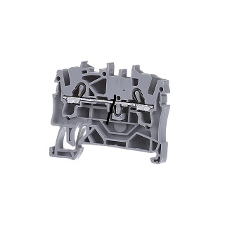 2-х проводная клемма 0,25 - 2,5 (4) мм2 2002-1201 серая - изображение 1