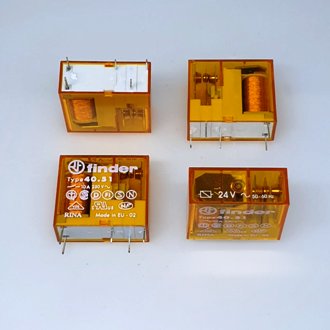Электромагнитное реле 24V Finder 40.51.8.024.0000 405180240000