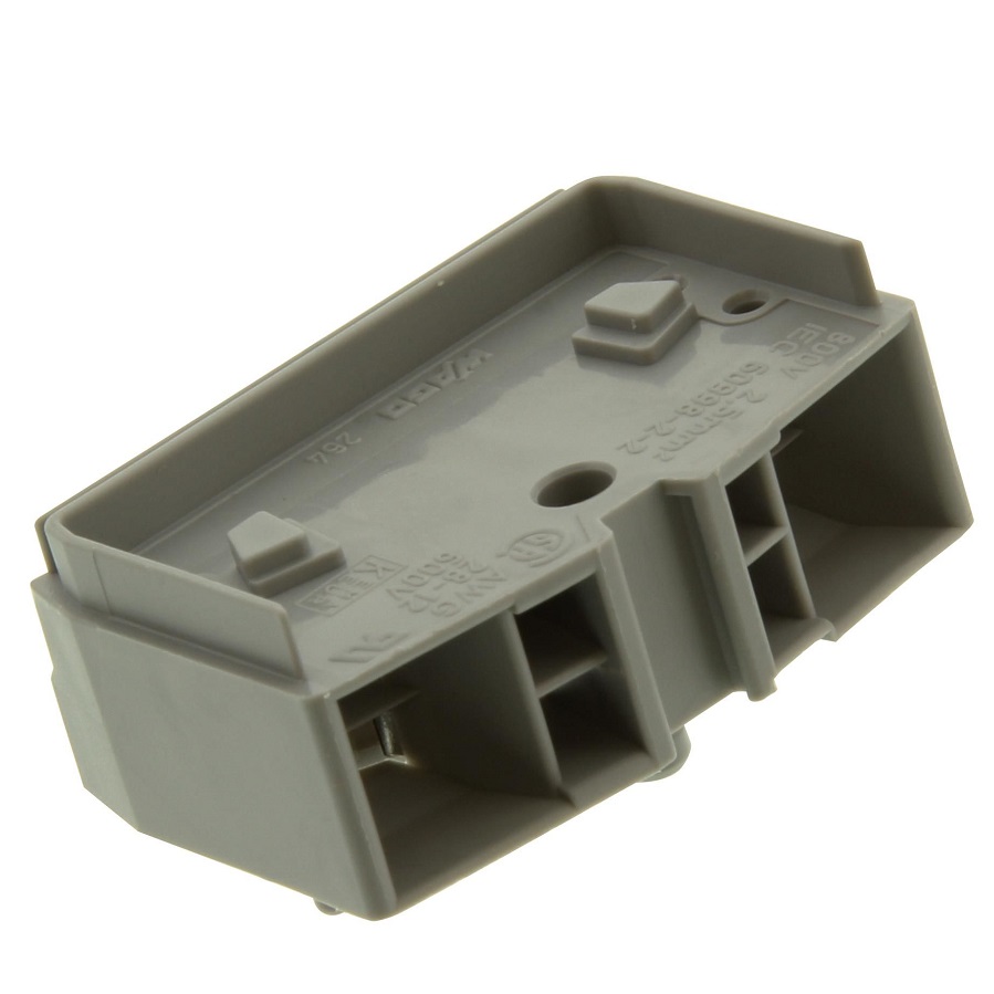 Клеммная колодка на DIN рейку центральная часть серая 4 вывод(-ов) 28 -12AWG 2.5 мм² 264-351 - изображение 1