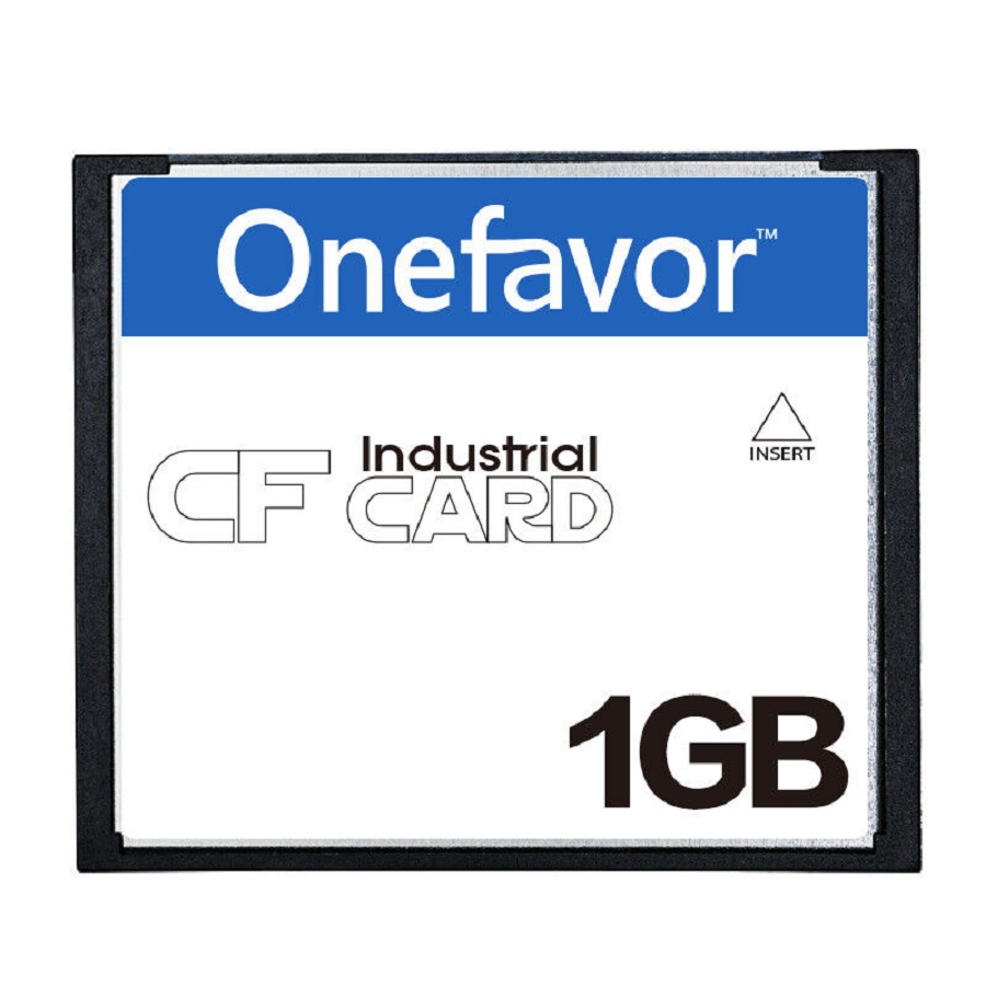 Карта памяти промышленная OneFavor CF 1GB Memory Card Compact Flash CNC Industrial - изображение 1