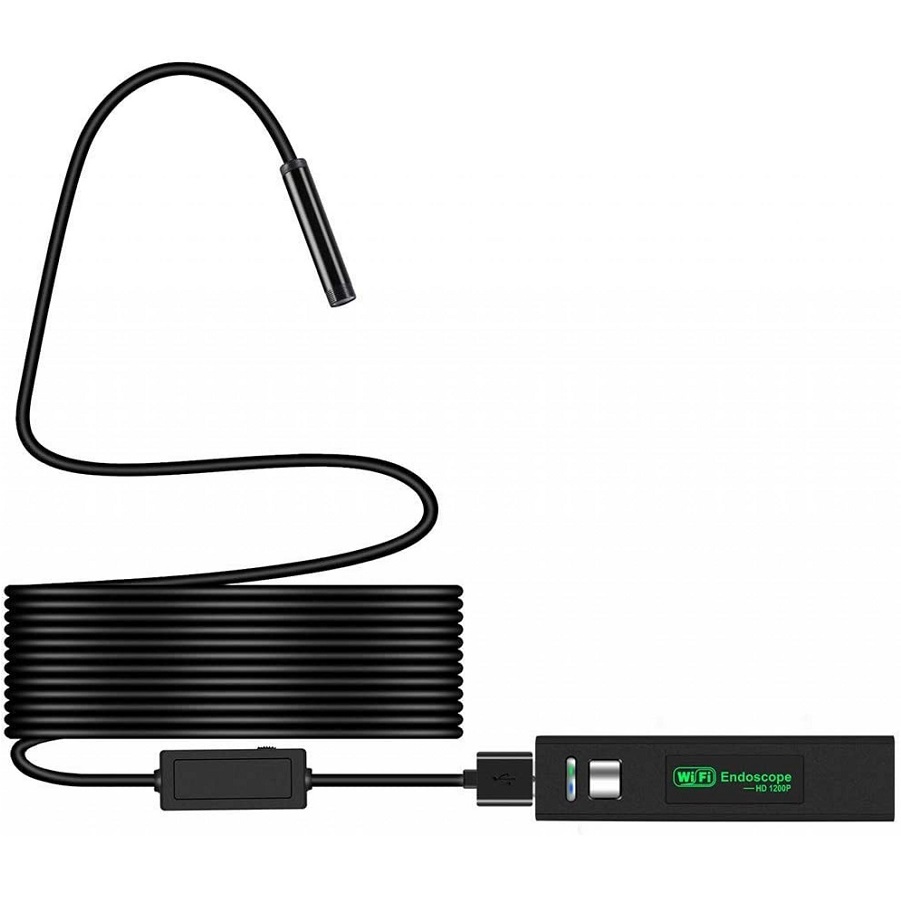 Беспроводной гибкий эндоскоп WiFi HD1200P USB для Iphone, Ipad, Android