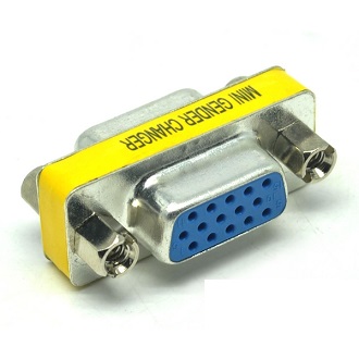 Адаптер компьютерный Mini Gender Changer DB15F-DB15F - изображение 1