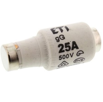 Предохранитель D II gG 25A 500V (E27)