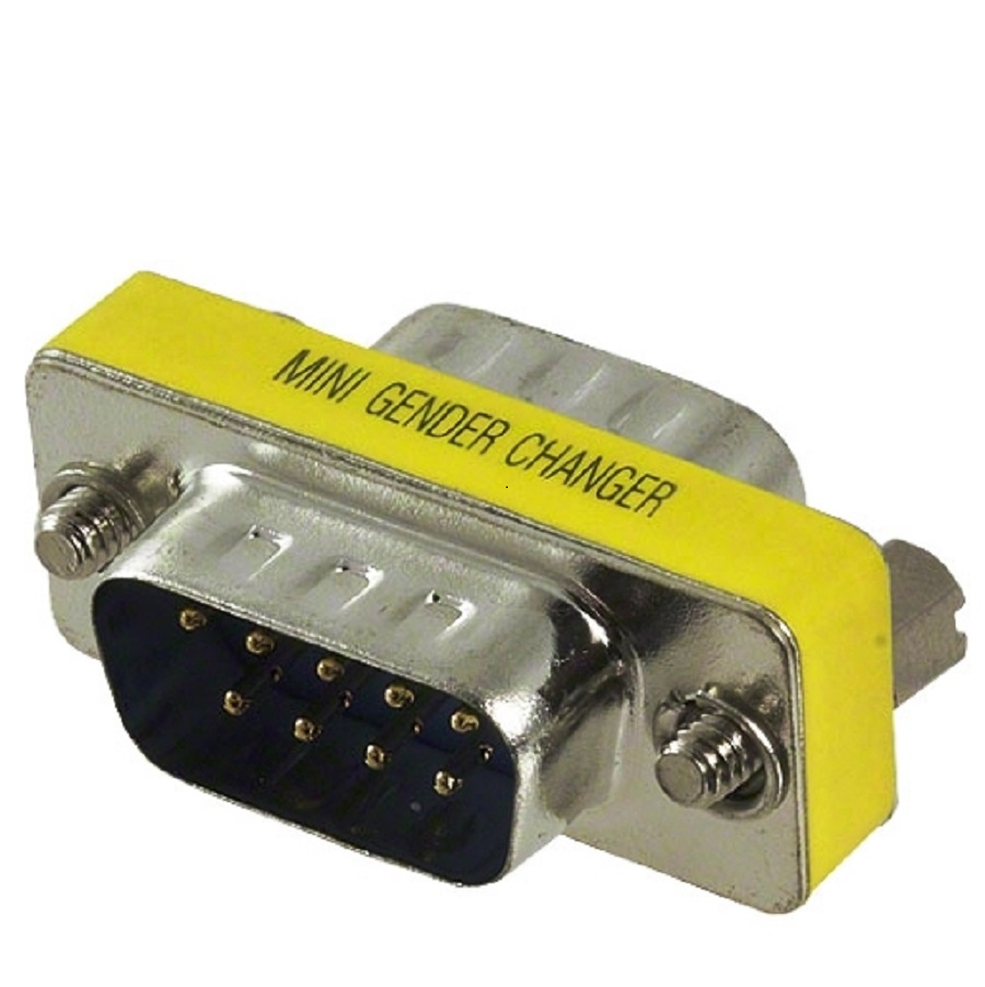 Переходник DB9M-DB9M короткий