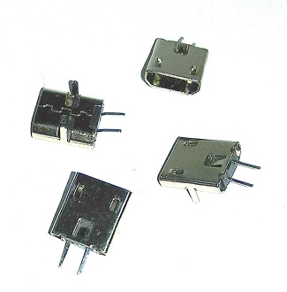 Разъем MicroUSB 2pin для блока питания
